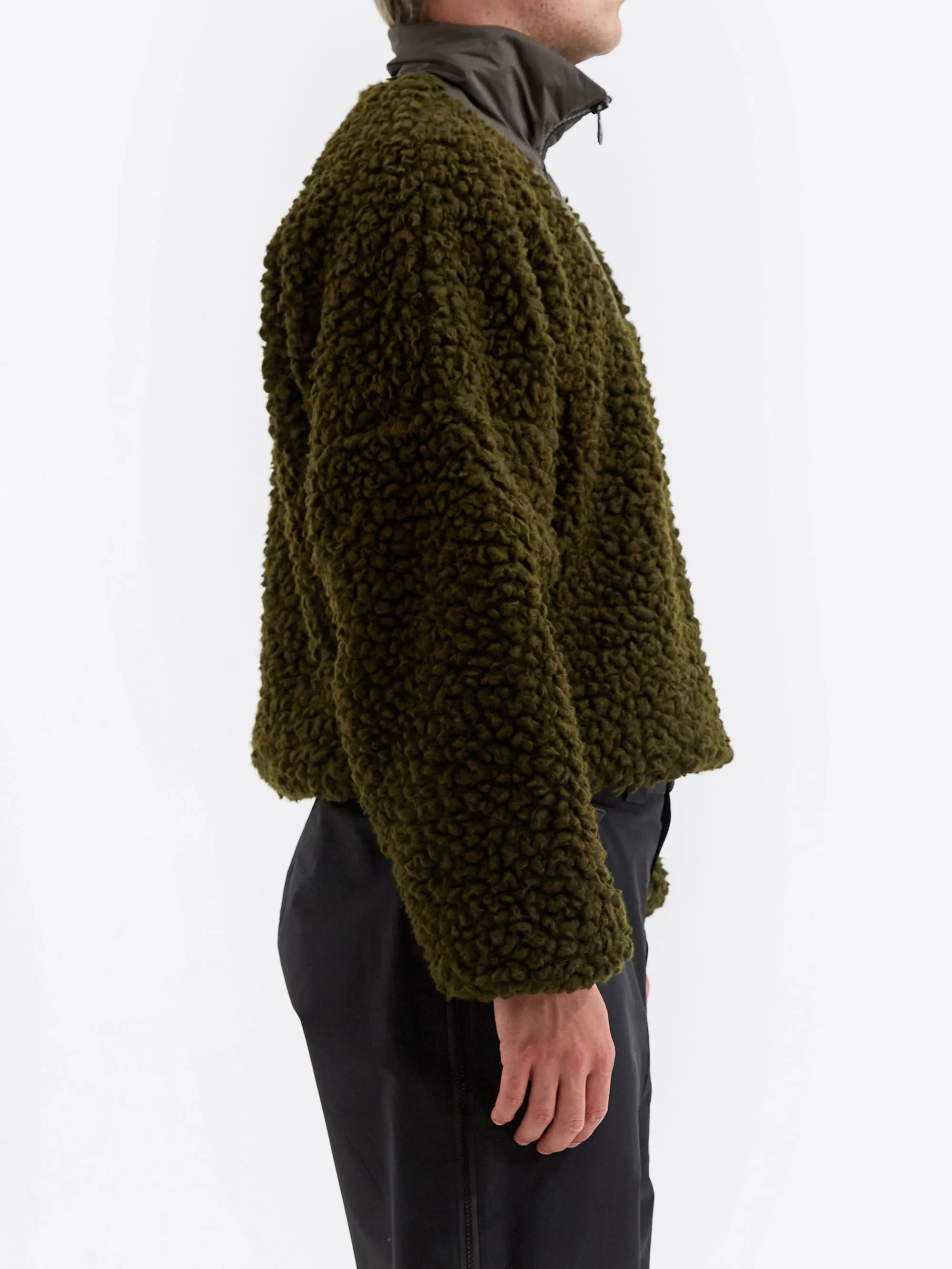 66° North Varmahlid Shearling Zip Neck Fleece - Alpine Grimmia