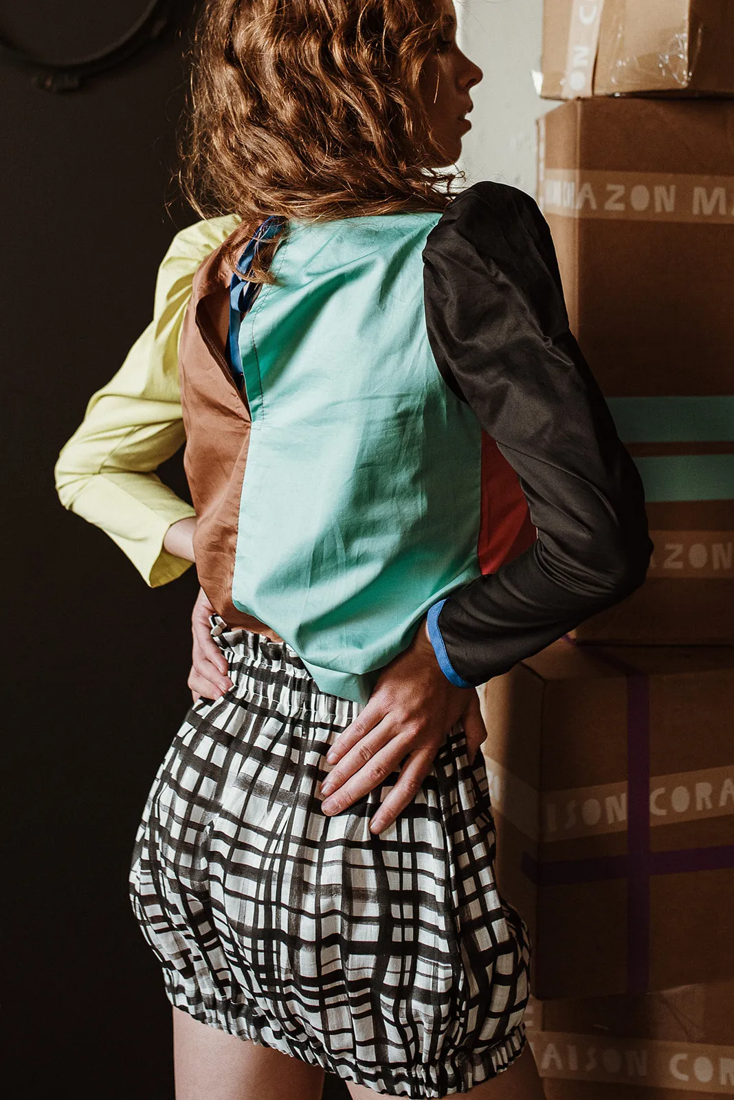 Jocketta Blouse - Colorblocked