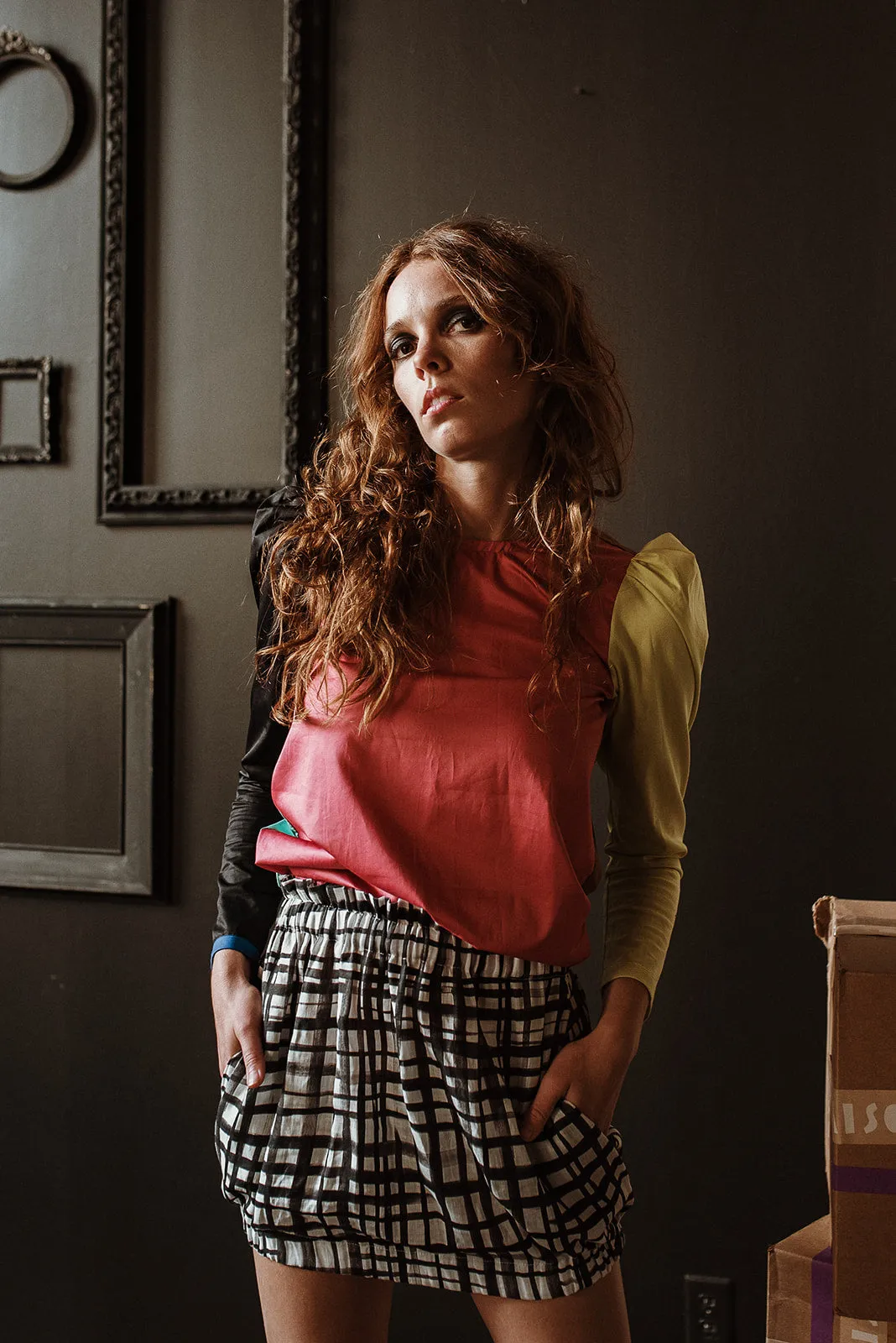 Jocketta Blouse - Colorblocked