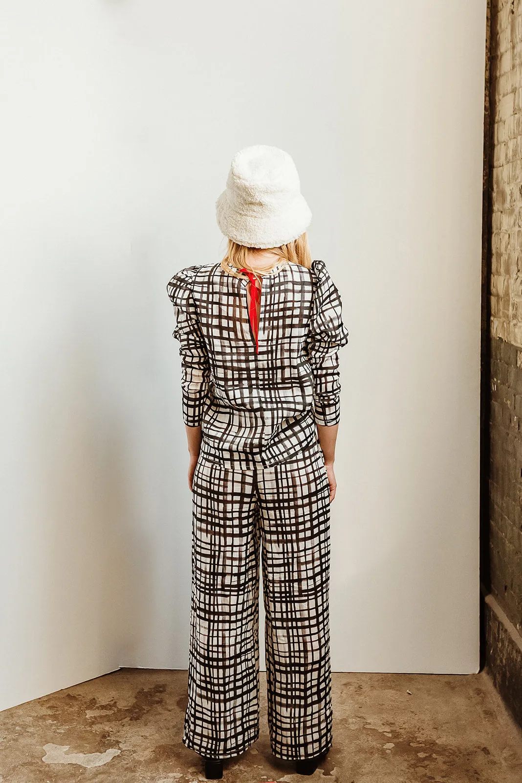 Jocketta Blouse - Pictoric Windowpane