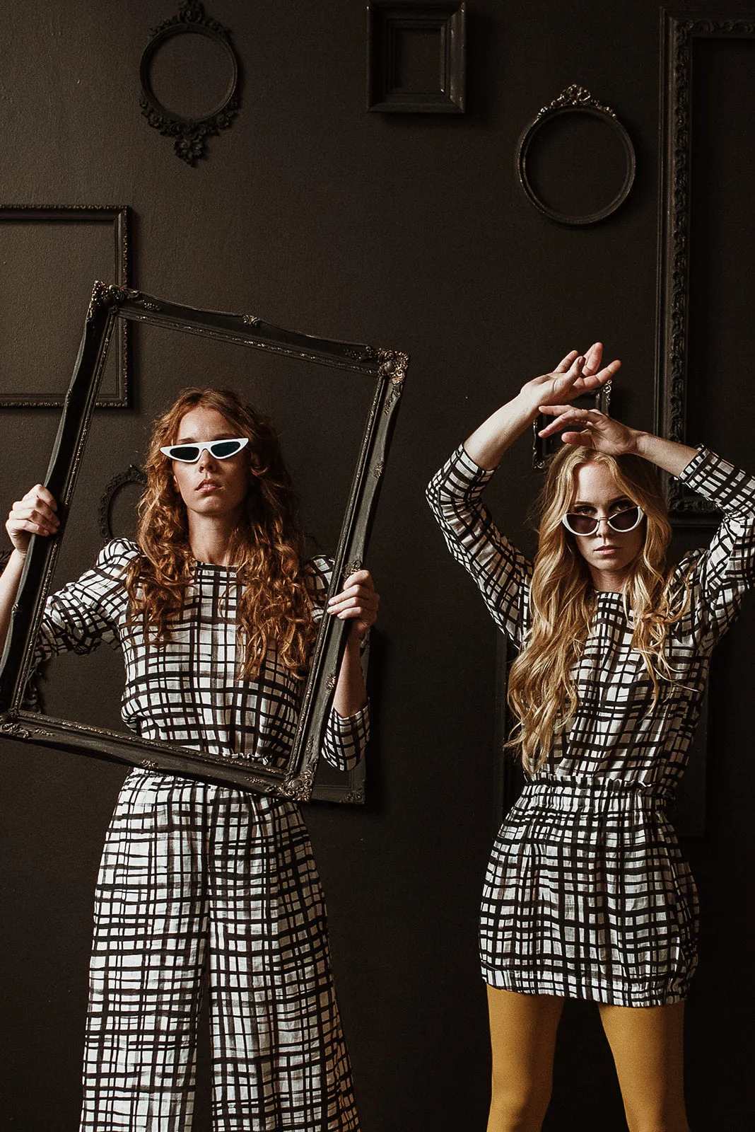 Jocketta Blouse - Pictoric Windowpane