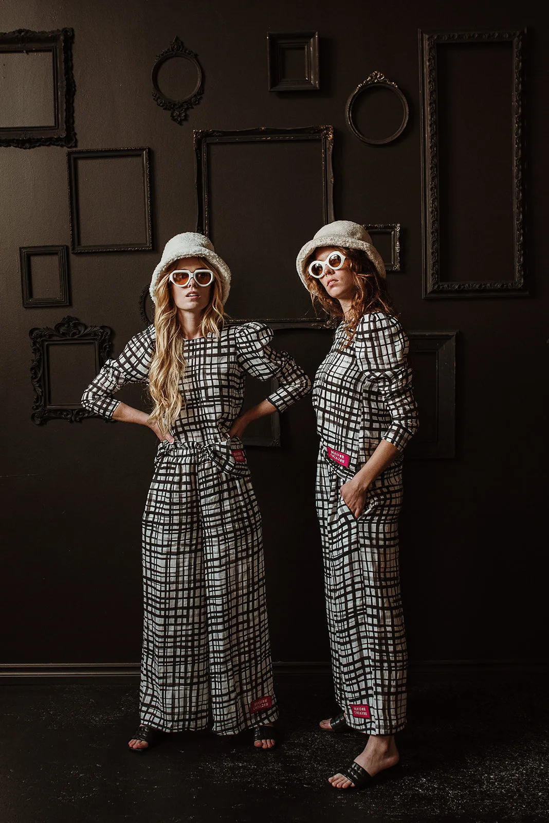 Jocketta Blouse - Pictoric Windowpane