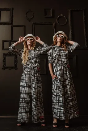 Jocketta Blouse - Pictoric Windowpane