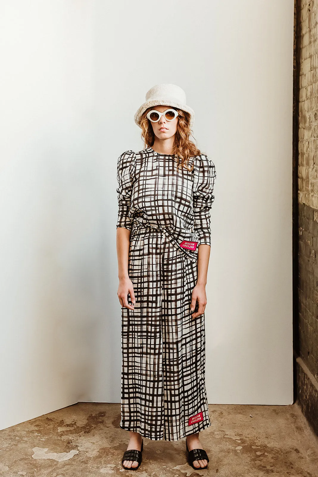 Jocketta Blouse - Pictoric Windowpane