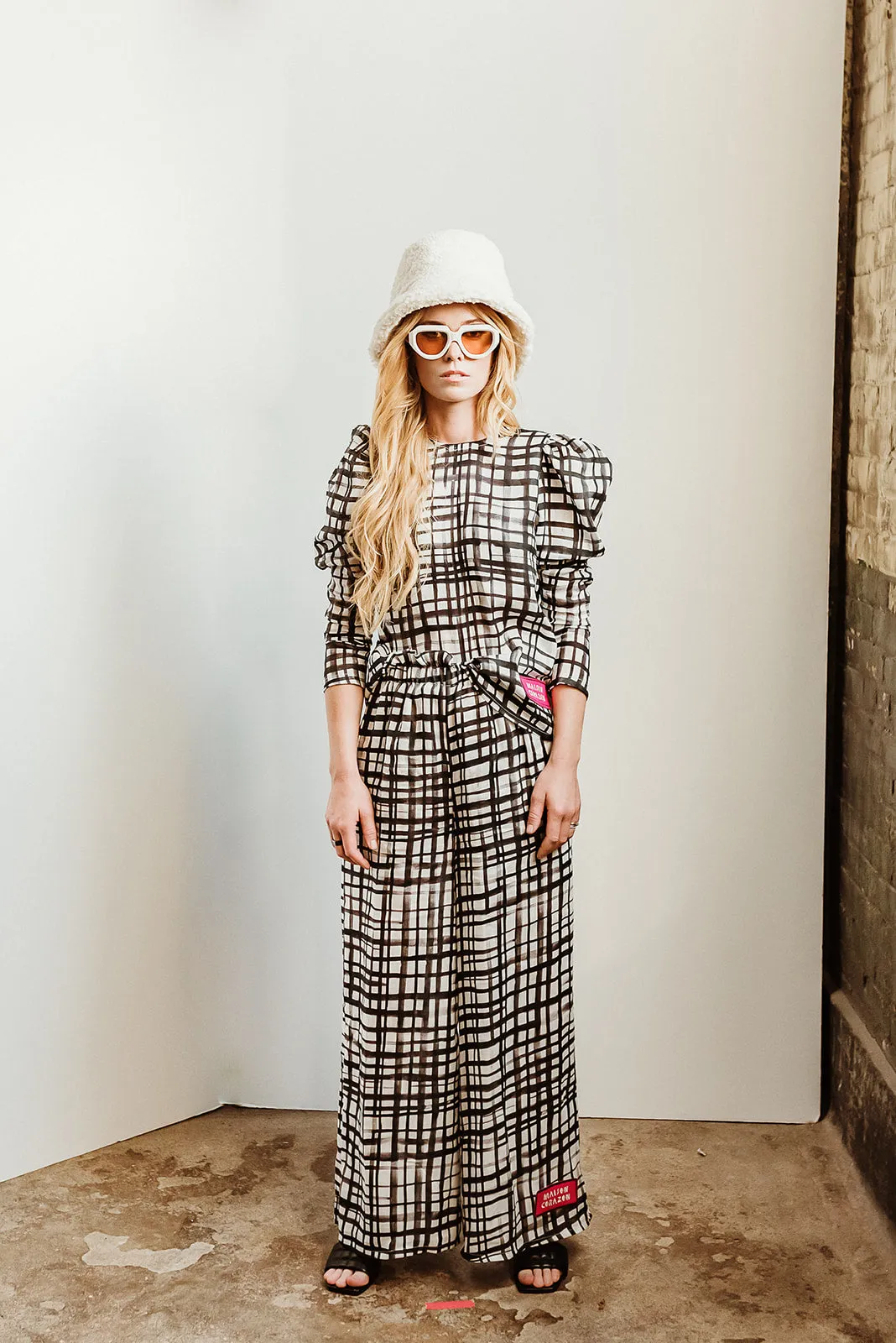 Jocketta Blouse - Pictoric Windowpane
