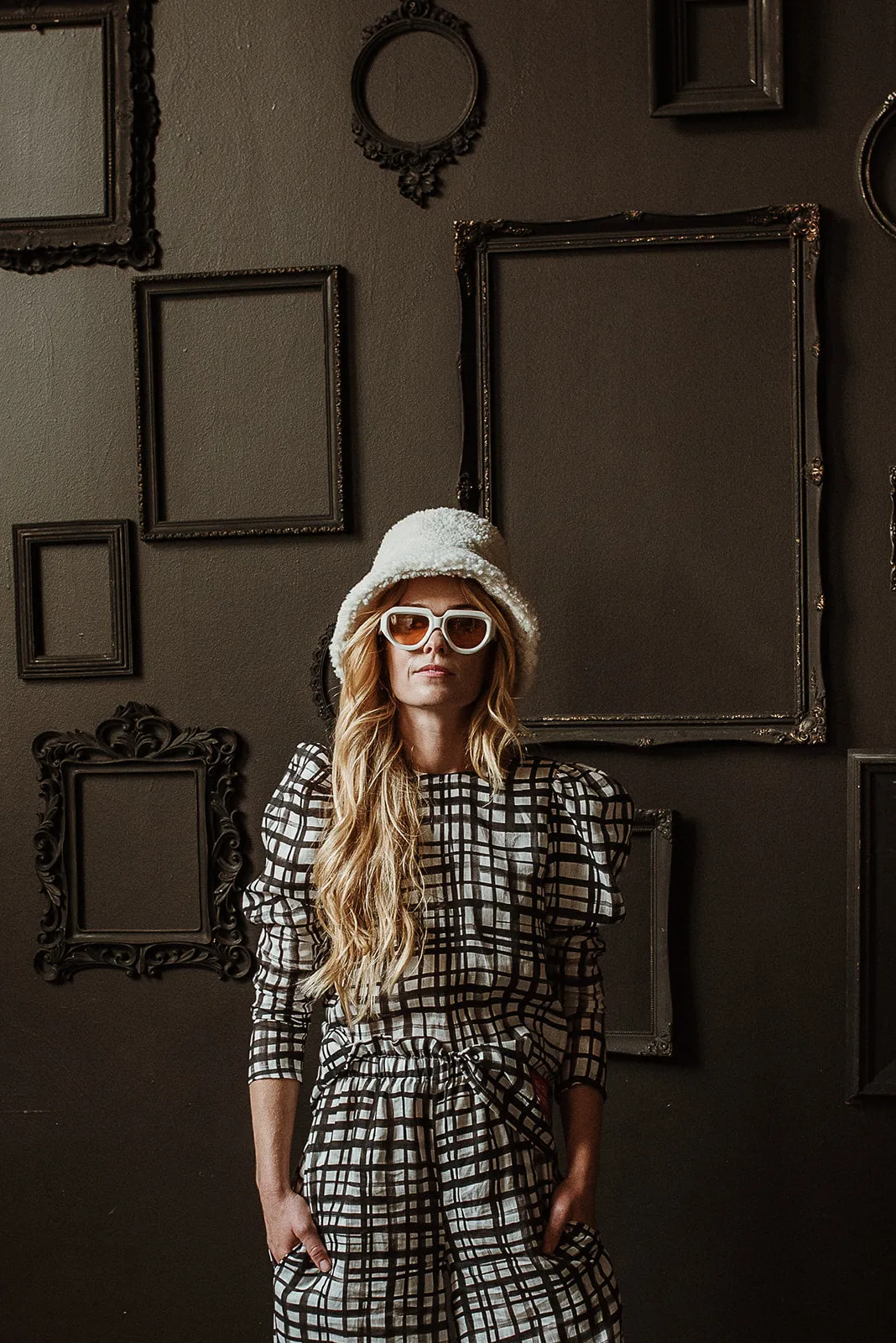 Jocketta Blouse - Pictoric Windowpane