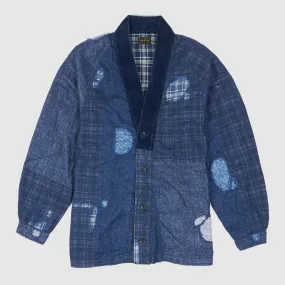 Kapital Indigo Patchwork Nora- Dot Tiger Juvan Shashiko Shirt Kimono