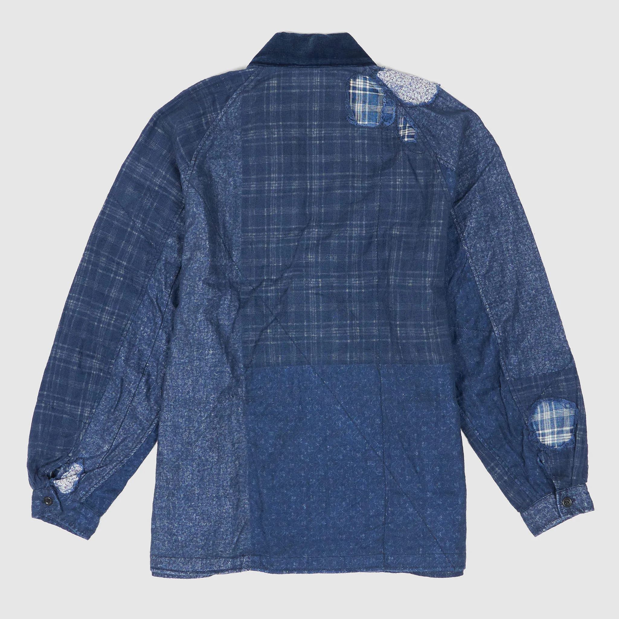 Kapital Indigo Patchwork Nora- Dot Tiger Juvan Shashiko Shirt Kimono