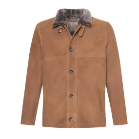 MATTY Men Classic Merino Sheepskin Shirt Jacket