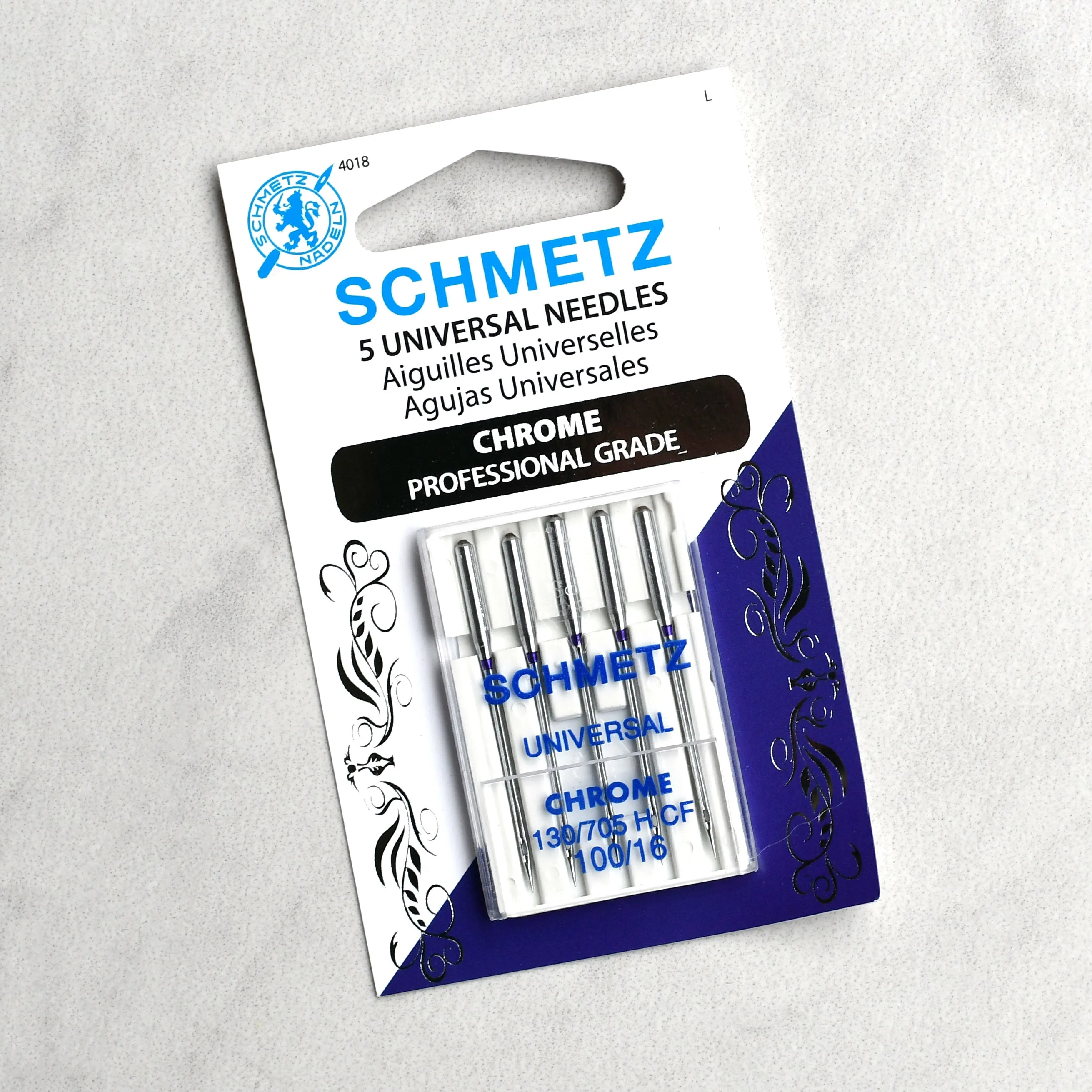Schmetz Chrome Sewing Machine Needles