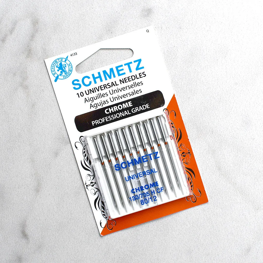 Schmetz Chrome Sewing Machine Needles