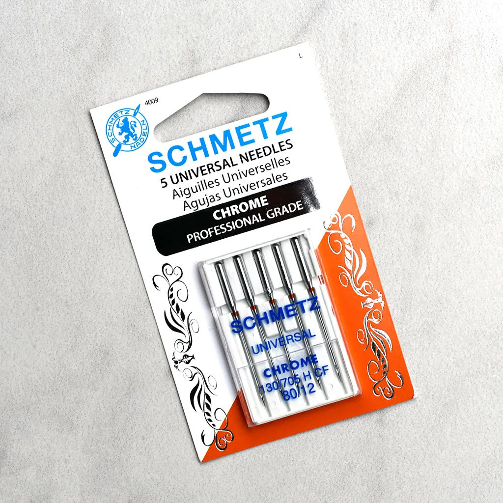 Schmetz Chrome Sewing Machine Needles