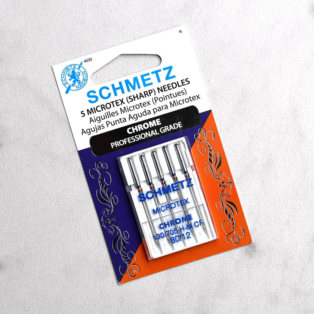 Schmetz Chrome Sewing Machine Needles