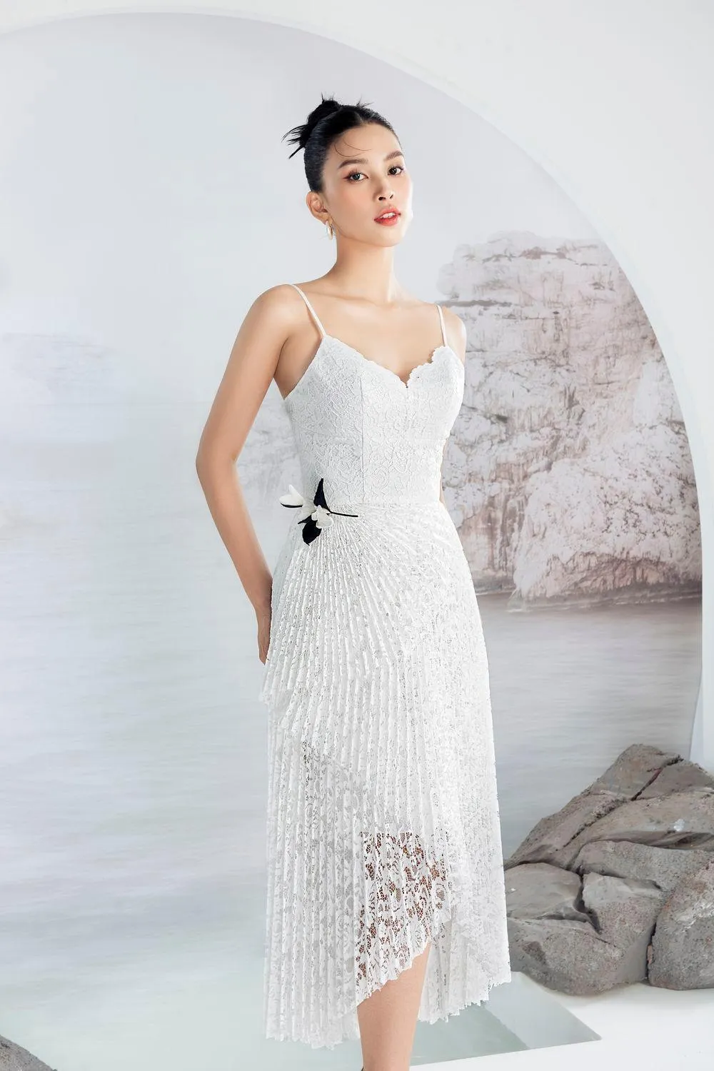 Sharol Heart Neck Dress